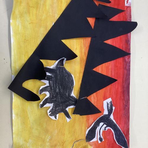 Term 1 - Week 6 - Dinosaur Silhouettes