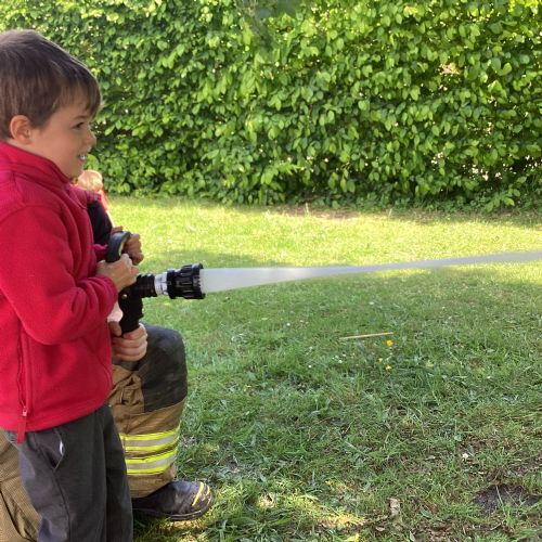 Fire engine visit