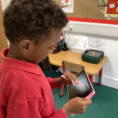 Baking and exploring in Forest School