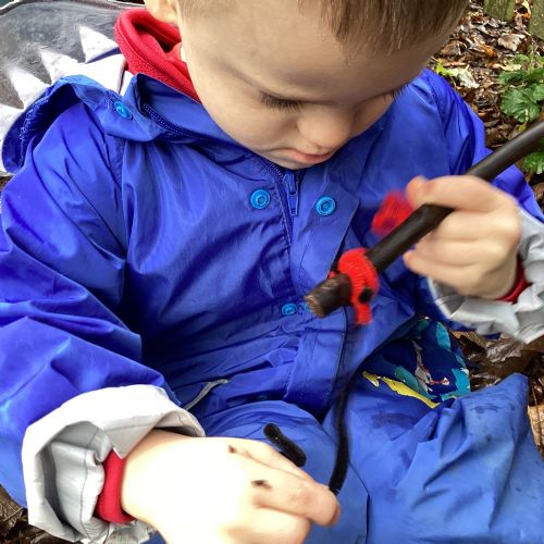 Poppies with various media