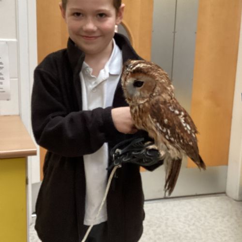 A special visitor landed today...