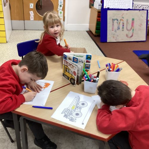 Mark-making on wheels!